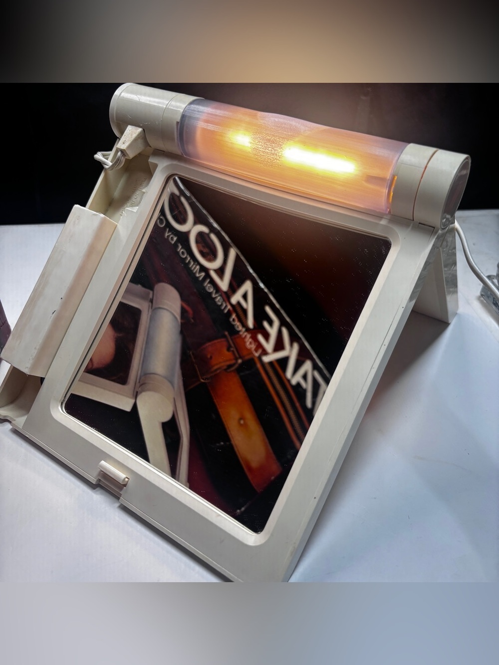 CLAIROL Take a Look Lighted Travel Mirror Vintage 1979 w/ Box - Tested